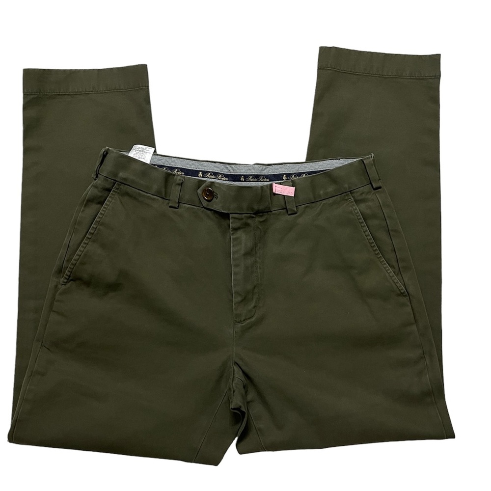Brooks Brothers Milano Slim-Fit Stretch Chino Pants. 34” waist.